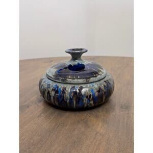 1977 Handmade Pottery Bowl with Lid